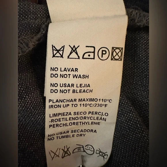 Zara Women Summer Linen Dress, Size 6 - Picture 5 of 5